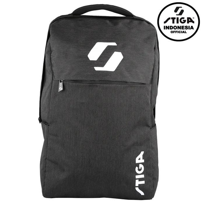 STIGA Backpack ECO RIVAL Black Tas Ransel Pingpong Sporty Original