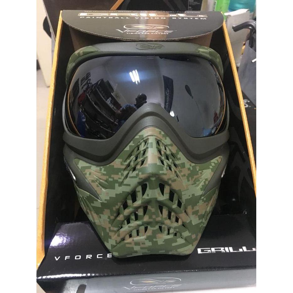 Promo Mask Paintball Vforce Grill Se Original