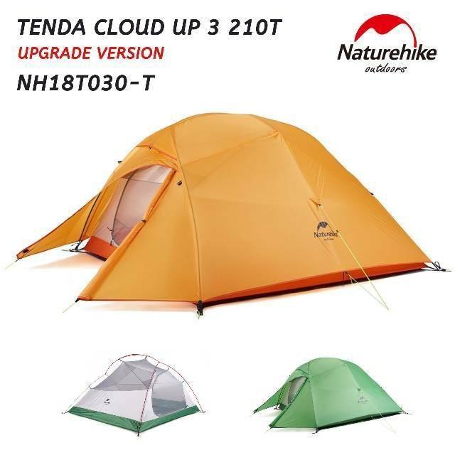 Tenda naturehike NH18T030-T CLOUD UP 3P 210T upgrade version