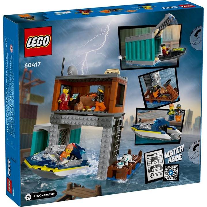 Lego City 60417 Police Speedboat and Crooks' Hideout