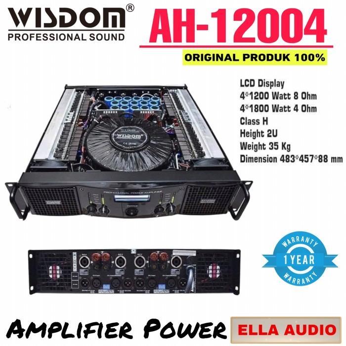 Power Amplifier Wisdom AH12004 power ampli wisdom ah12004
