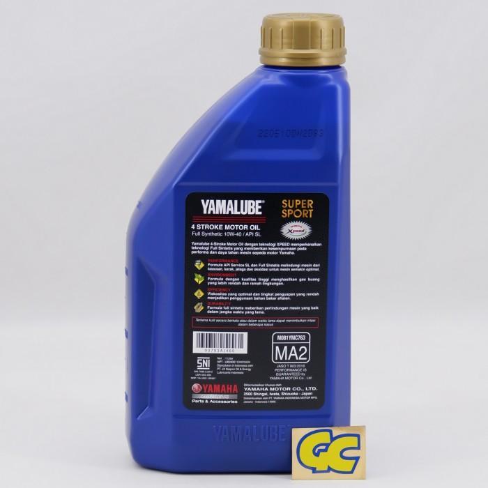 PROMO Yamalube Super Sport 10W-40 Oli 1000 Ml - All Motor Yamaha Sport Ori