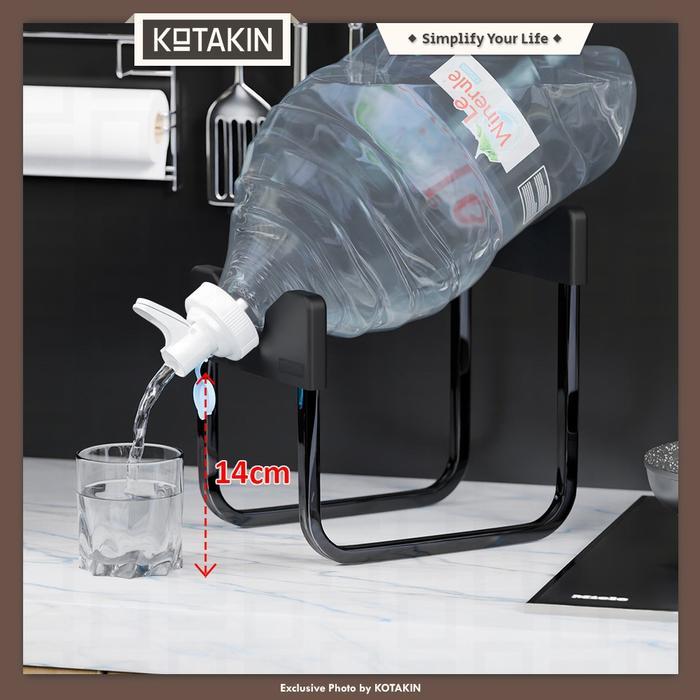 Kotakin Rak Galon Le Minerale 1 Set Kran Air Minum Amidis Penyangga Kaki Model U Dudukan Meja