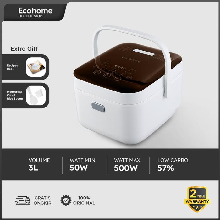 ECOHOME Low Carbo Rice Cooker ELS-888 - Multi Cooker - Lavender