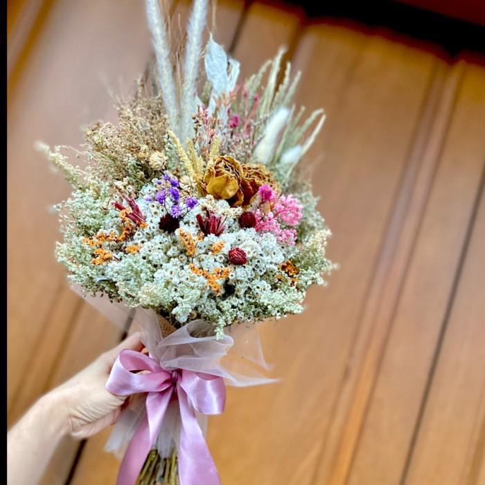 READY Buket Pengantin Bunga Rustic Wedding Hand Bouquet Rustic