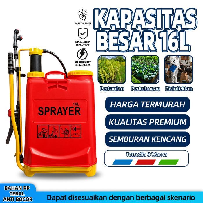 TERBARU Leeone Sprayer Manual 16L Tangki Semprot Padi Pertanian Alat Semprot Hama Tanaman PROMO