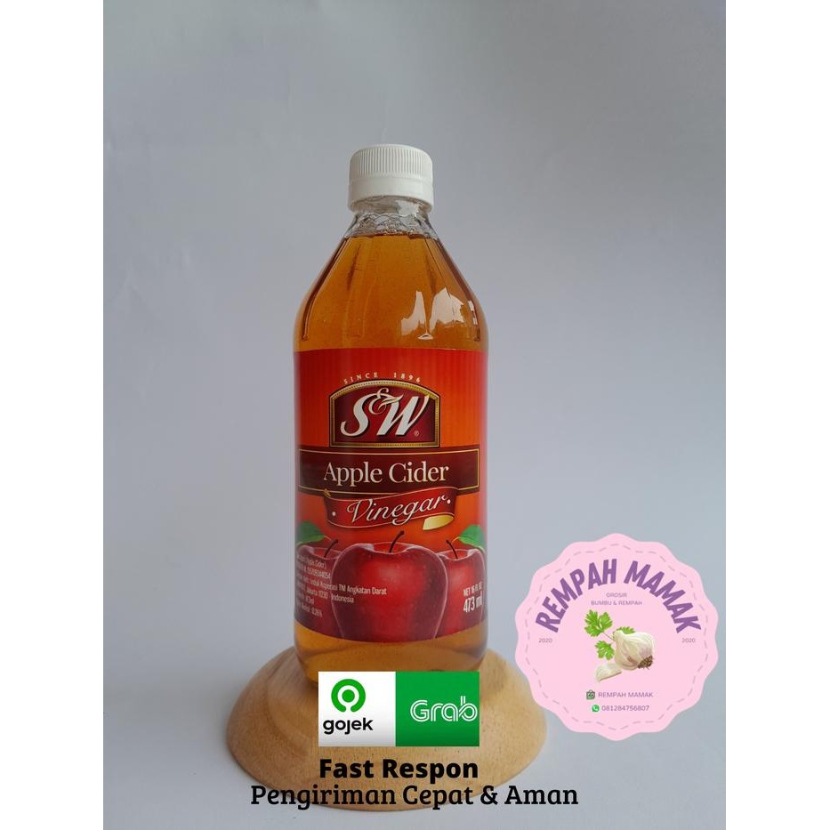 Apple Cider Vinegar / SW Apple Cider Vinegar / Cuka Apel 473ml