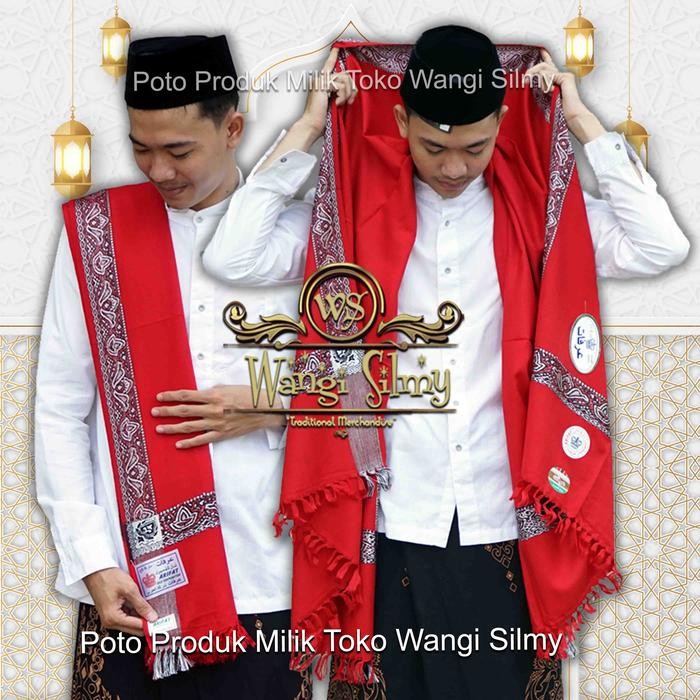 ORIGINAL Sorban Kasiri India Almas Kasmiri Shawl Merah Cabe READY STOCK