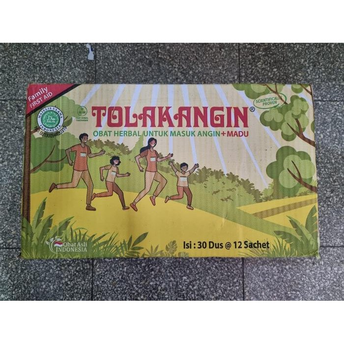 Termurah Karton Tolak Angin Cair 1 Karton Isi 30 Pak