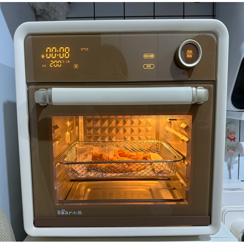220V Bear Air Fryer Oven Electric Oven Multi Function Baking Oven Air Fryer Combo DW