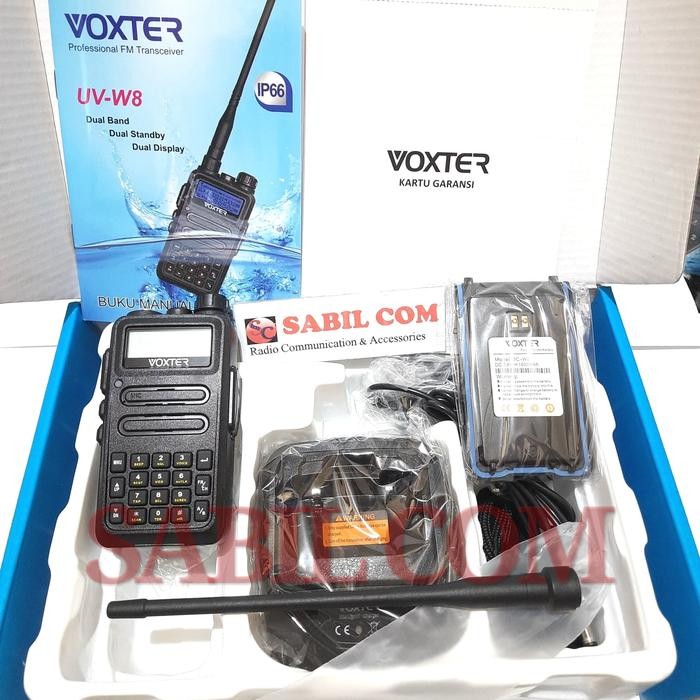 JUAL HT VOXTER UV W8 HT DUALBAND WATERPROOF