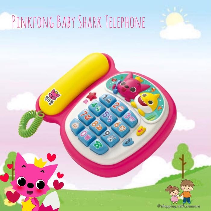 Pinkfong Baby Shark Telephone / mainan telfon ori korea