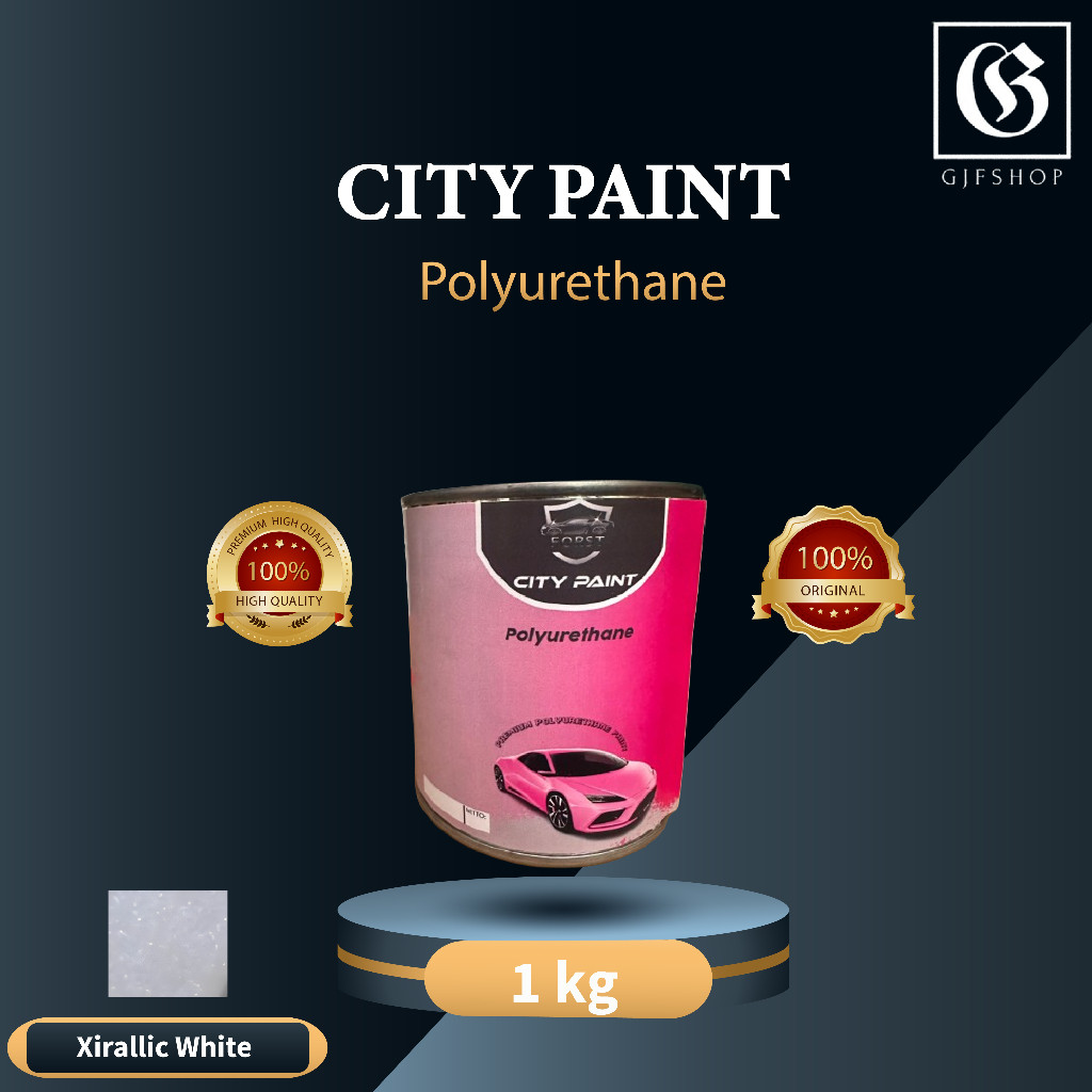 Cat PU Polyurethane City Paint Super High Quality Xirallic White 1kg