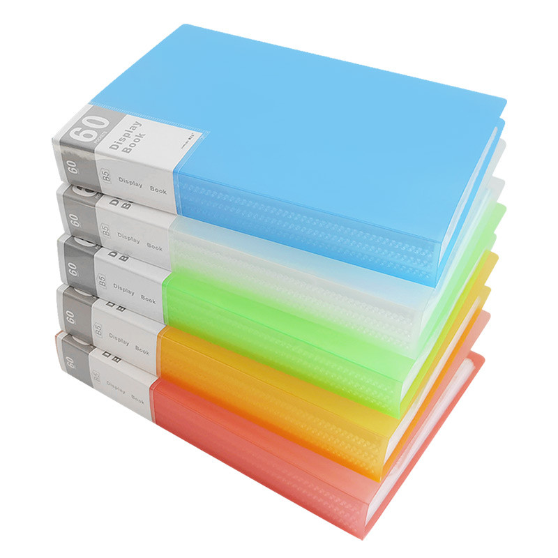 B5 Document Storage Folder 40-60 Pages Display Book Sketch Album Stationery Office School Students D