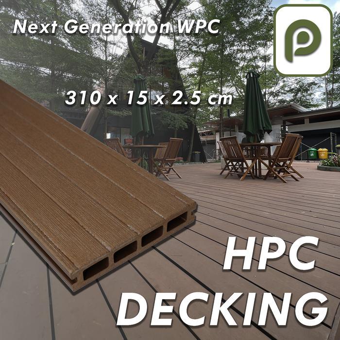 Plana wood HPC Decking Lantai kayu outdoor Next gen WPC