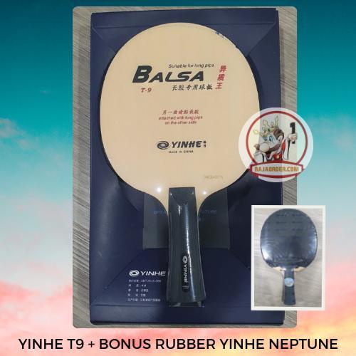 STOK TERBATAS  YINHE T9 - KAYU BLADE CARBON PINGPONG T-9 T9S T-9S T9-S BET BAT TERJANGKAU