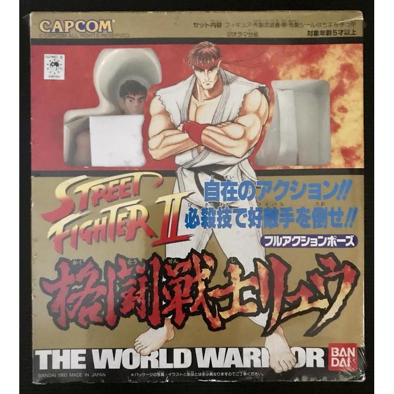 Street Fighter action figure Ryu Bandai Capcom 1993 RARE