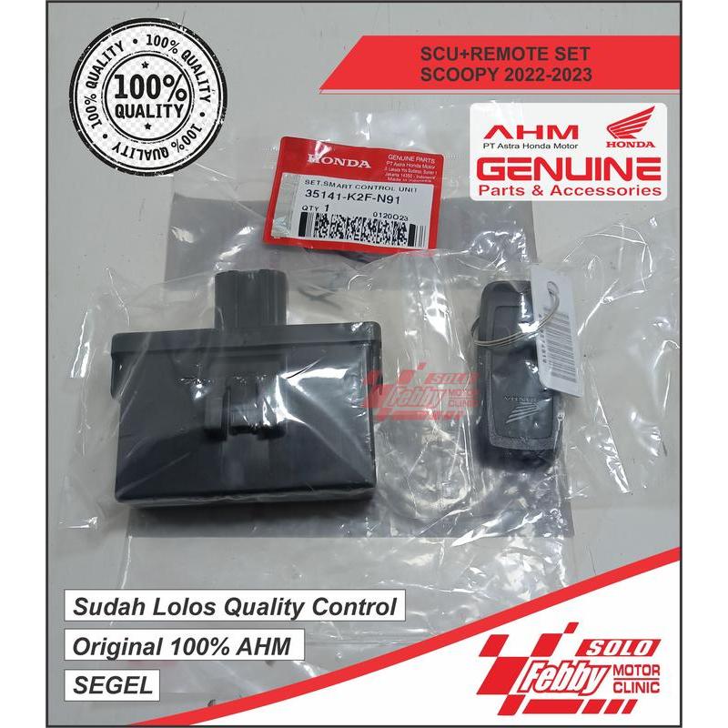 Scu+Remote Set Scoopy 2022-2023 Original Ahm 35141-K2F-N91