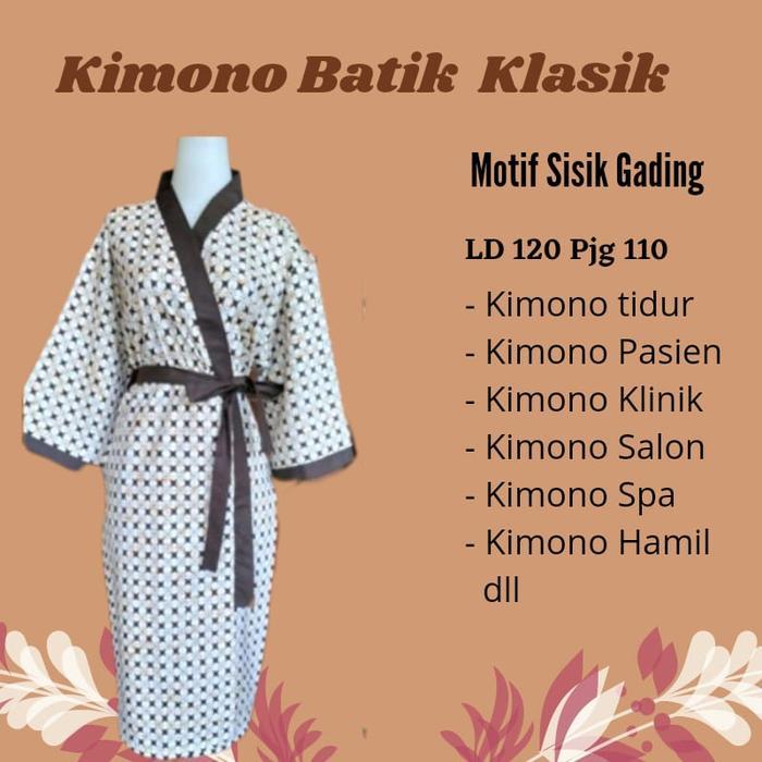 Kimono Batik/ Kimono Mandi/ Kimono Spa/ Kimono Hotel/ Kimono Jumbo