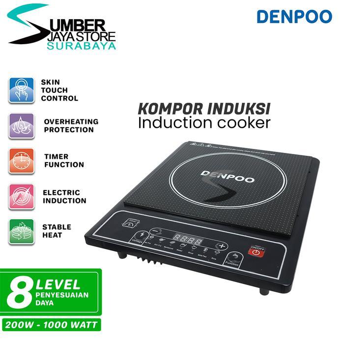 Kompor Listrik Induksi Denpoo Dic 200-1000 Low Watt