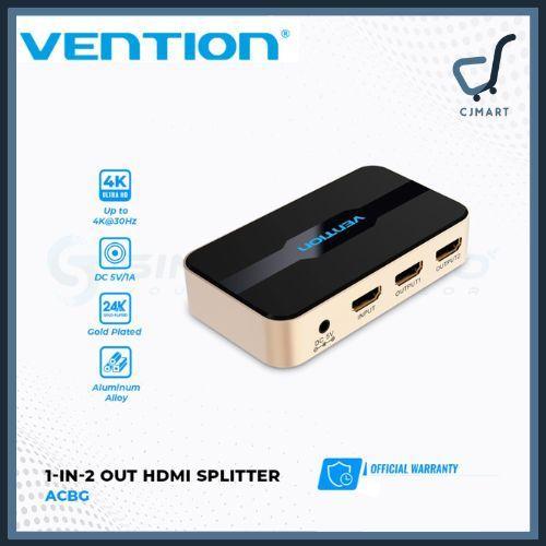ns2x- Vention Hdmi Splitter 1 Input 2 Output Hdmi Screen Duplicate Full Hd