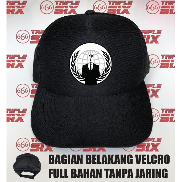 Terlaris Topi Baseball Anonymous Hacker Logo SALE