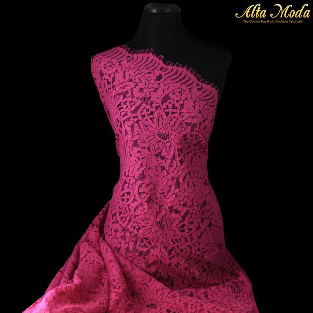 TERMURAH Brokat Perancis Deep Pink (3M) (Alta Moda)