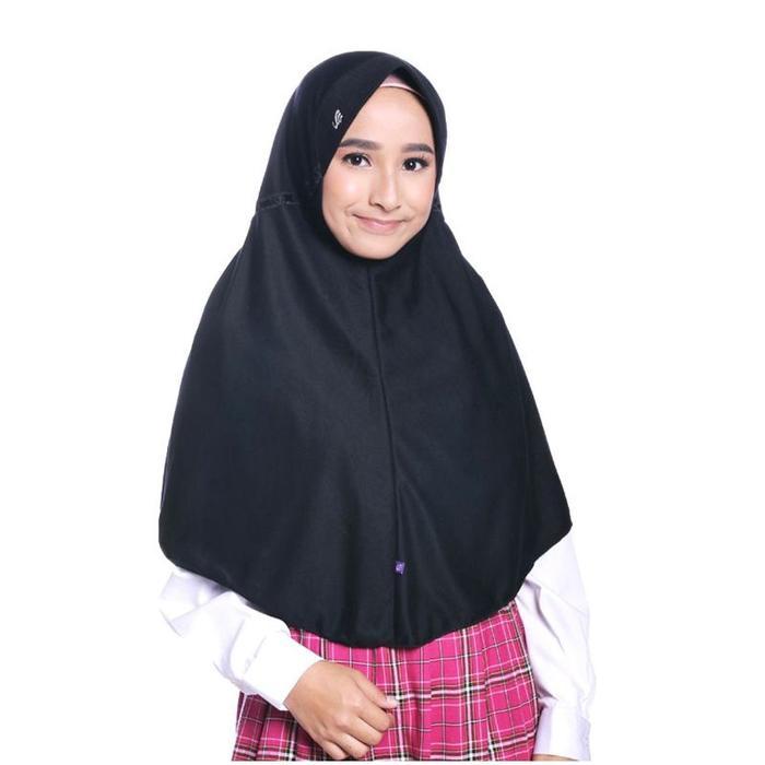 ASLI 10 Biji Kerudung Hijab Rabbani KW Instan Sekolah Serut Samping ( 1 READY STOCK