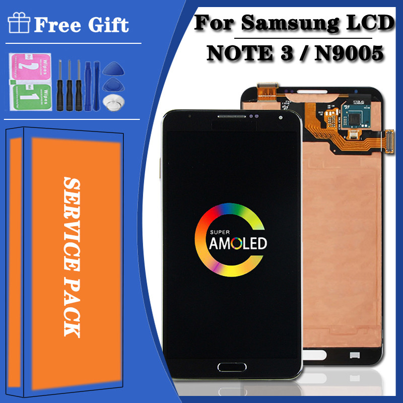 New For SAMSUNG  Note 3 N9005 LCD Display Touch Screen with Frame For SAMSUNG Note3 N900A N900T Disp