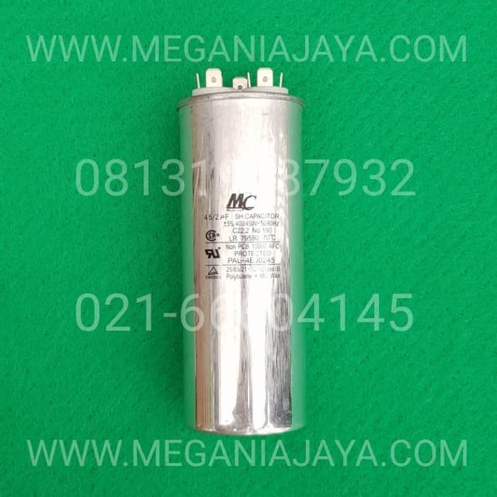 Capasitor Mc 45 + 2 Uf / Kapasitor Fan Mc 45 + 2 Uf
