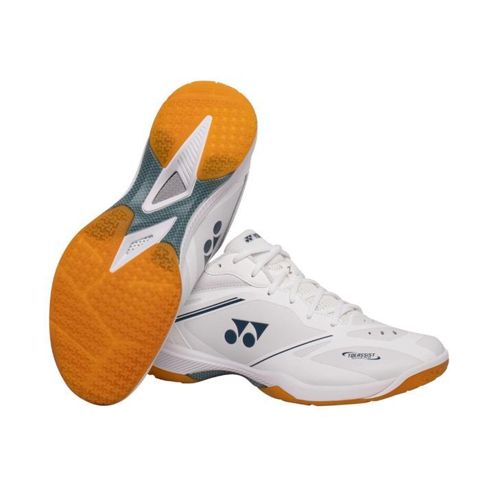94j8- Sepatu Badminton Yonex Shb65Z4Wex Shb 65 Z4 Wide White