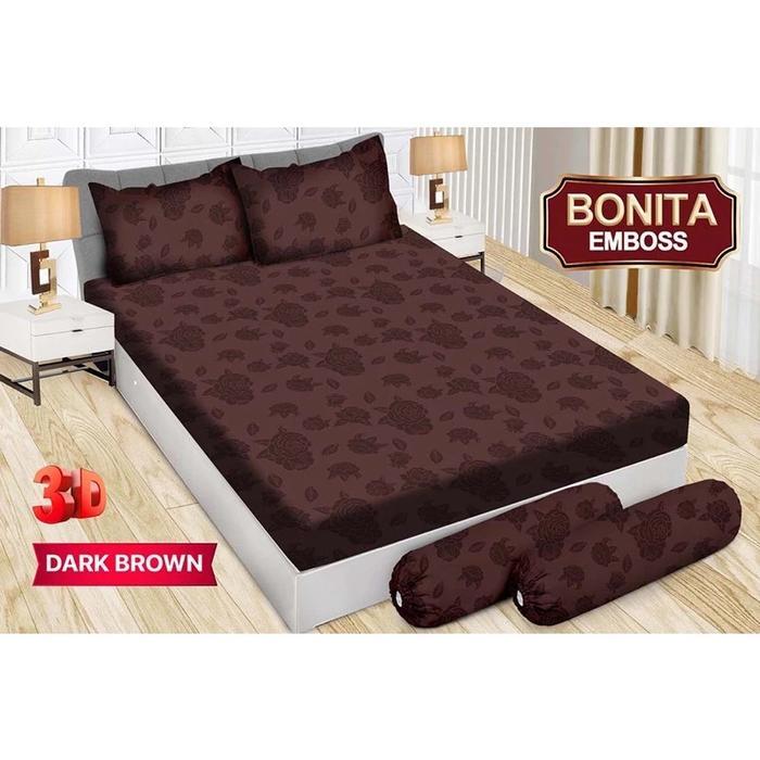 BONITA - sprei king 180x200 bonita polos emboss - seprei polos bonita