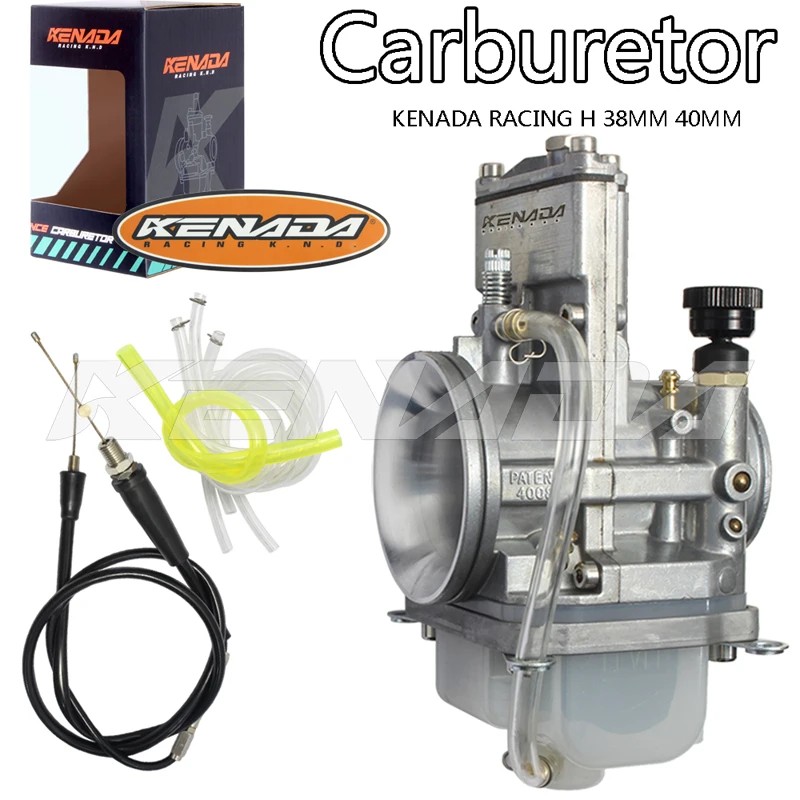 Kenada Racing Carburetor Adjustable Power Jet Unrsal Carb H 28Mm-40Mm Pwk For Husaberg Lectron