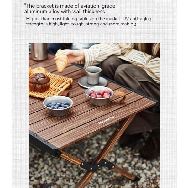 Meja Lipat Aluminium Portable Camping Outdoor Naturehike Cnh22Ju043