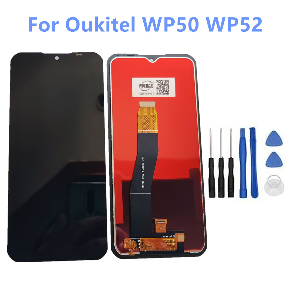 Original Lcd Display Digitizer Assembly For Oukitel Wp50 Wp52 Phone 6.60" Hd+ Lcd Touch Screen