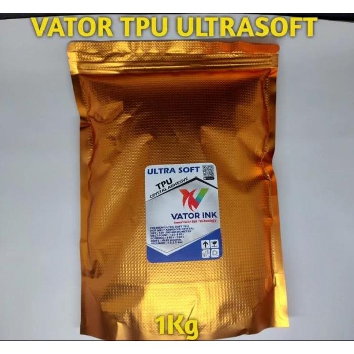 Vator Hot Melt Tpu Premium Crystal Adhesive 1000Gr Strong Bond Dtf