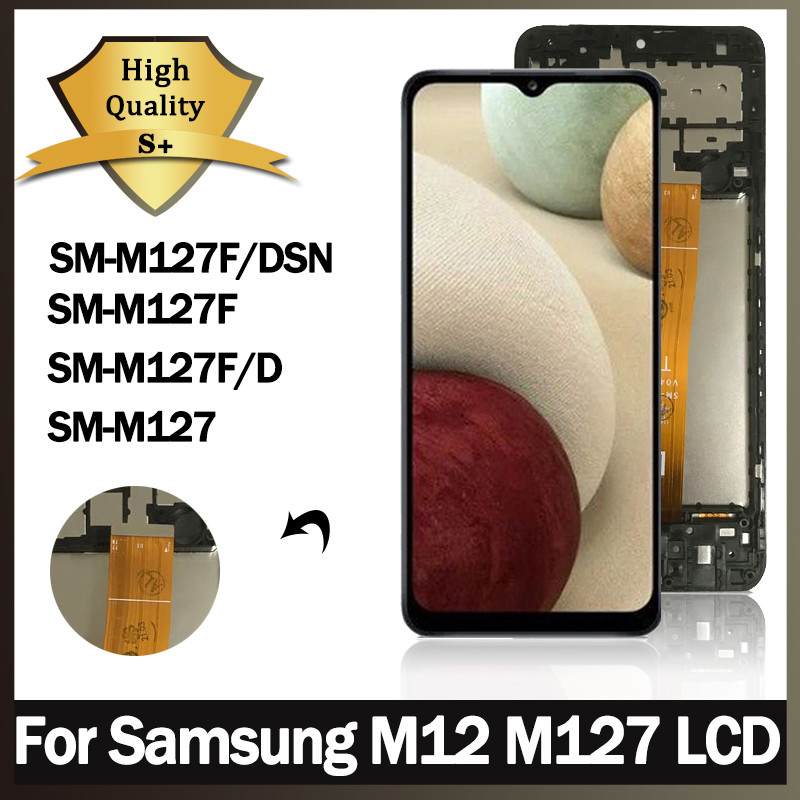 Tested 6.5"  For Samsung  M12 LCD Display Touch Screen Digitizer For Samsung M127 LCD M127 M127F M12