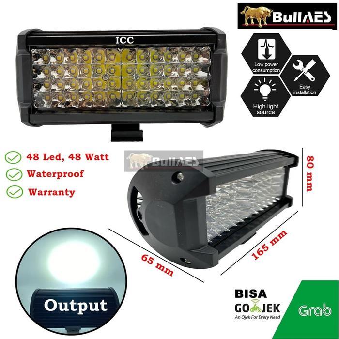 Lampu Tembak 48 Mata Led 48 Watt Lampu Sorot CWL ICC