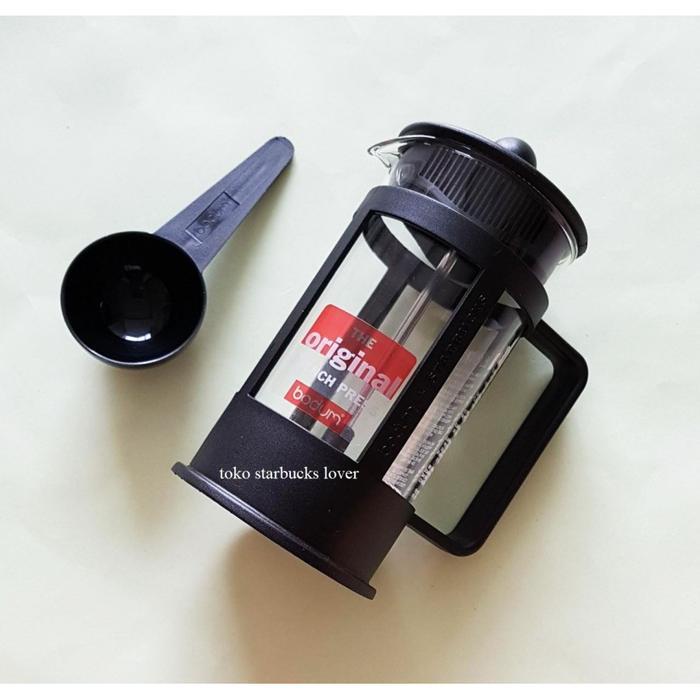 Starbucks Bodum French Press 3 Cup Black Tall Coffee Maker NO BOX