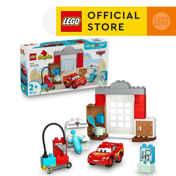 Lego Duplo 10456 Mcqueen'S Visit To Doc'S Garage (35 Pieces), Building Block, Toys, Mainan Block