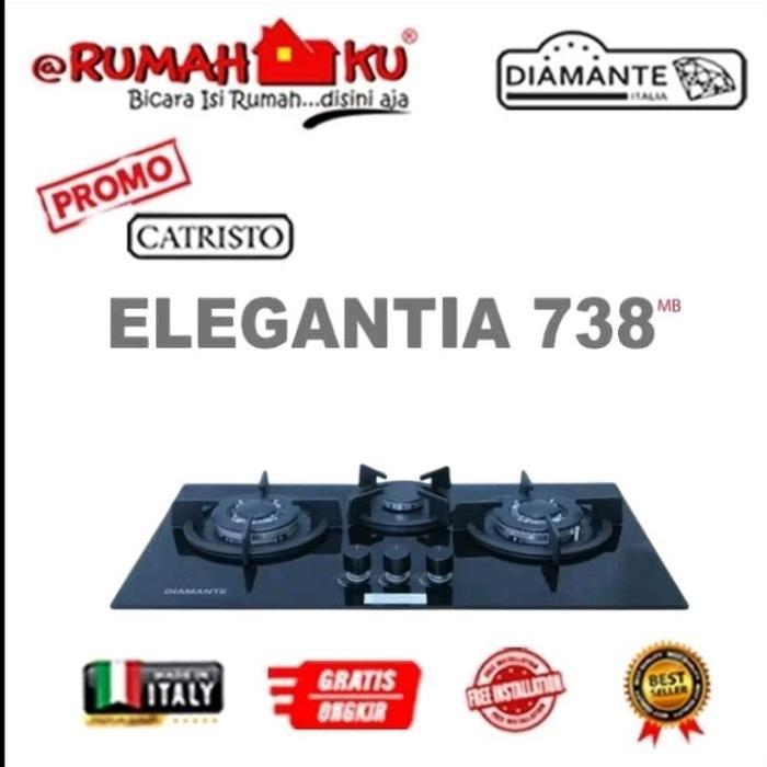 KOMPOR DIAMANTE ELEGANTIA 738