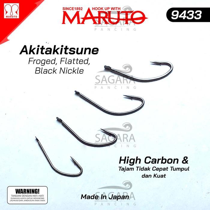 Hook Maruto Akitakitsune 9433 Made In Japan Tajam dan Kuat Kail Pancing Micro Fishing