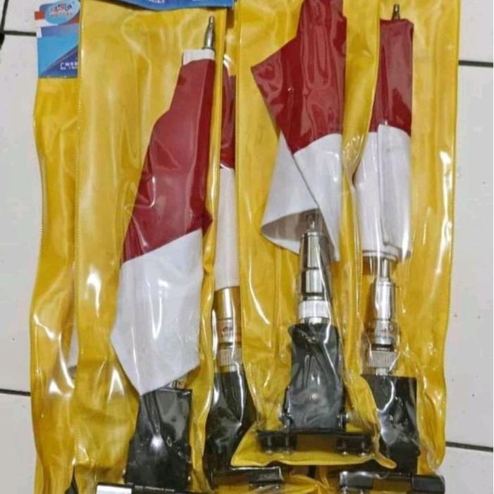 TIANG BENDERA MOBIL/ANTENA TIANG BENDERA MOBIL MODEL JEPIT TINGGI 35 CM
