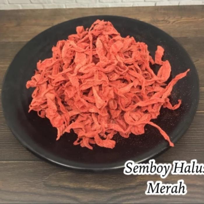 Semboi/Kiamboi Merah Dan Putih Halus Manisan Buah Buahan
