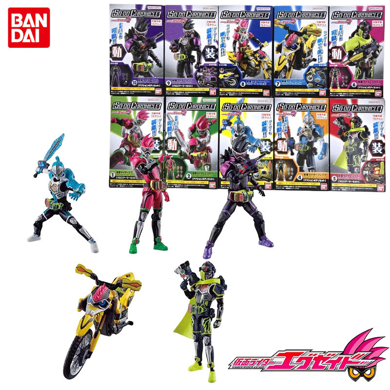 Bandai Genuine SO-DO Kamen Rider Ex-Aid Anime Figure Kamen Rider Brave Snipe Genm Action Toys Boys