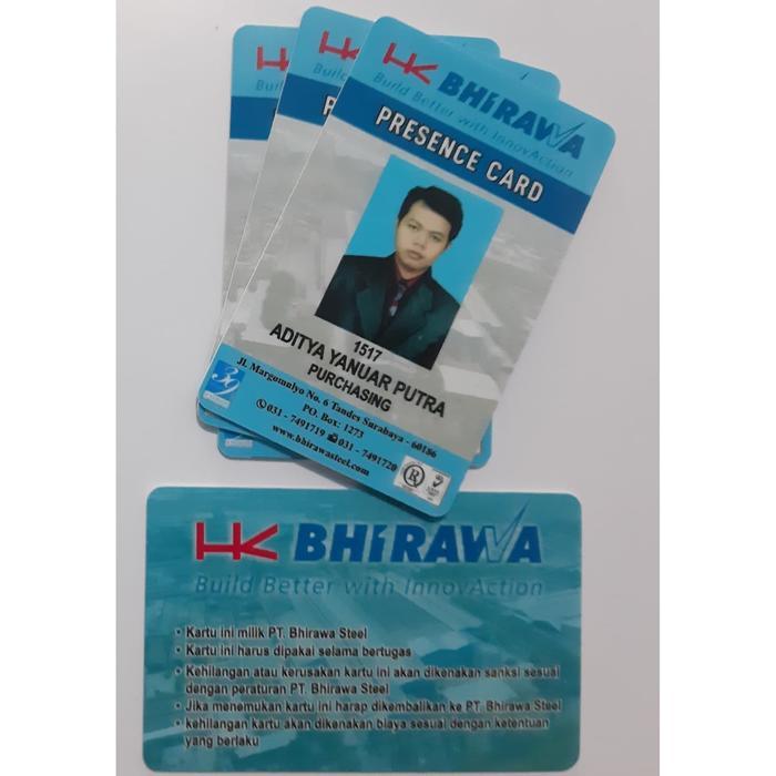NEW ID CARD RFID / CETAK ID CARD KARYAWAN RFID / PROXIMITY, MIFARE