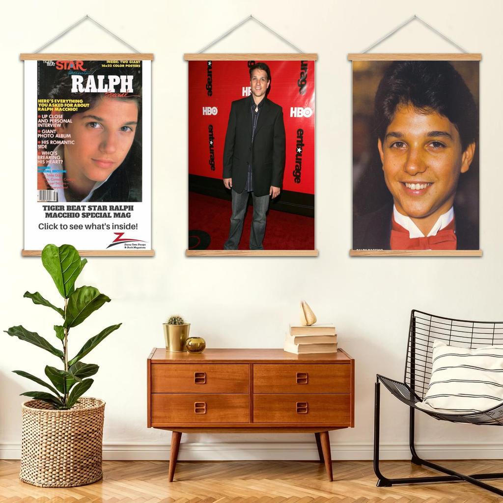 ralph macchio Framed Wall Painting Canvas Art Poster and Wall Art, Modern Family, Bedroom Decor,