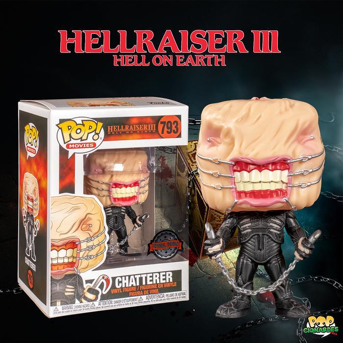 FUNKO POP MOVIES - HELLRAISER III - HELL ON EARTH - CHATTERER EXCLUSIV