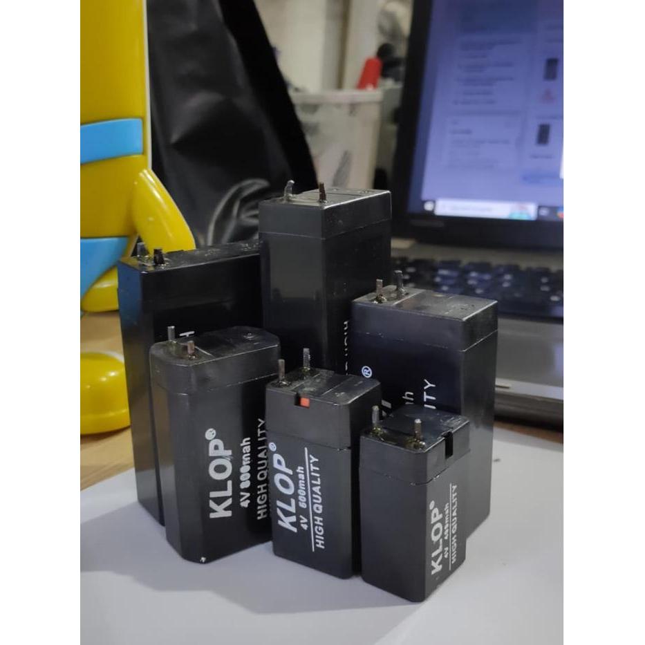 NEW baterai aki kering 4v 400mah , 500mah , 800mah , 1000mah ,1200mah, 1600mah