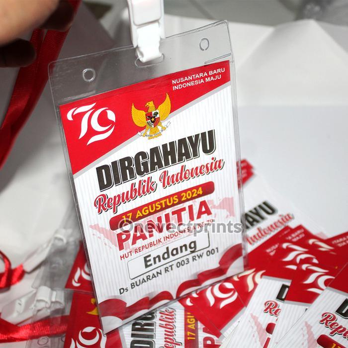 name tag panitia 17 agustusan , name tag // id card panitia agustusan // name tag panitia agustusan